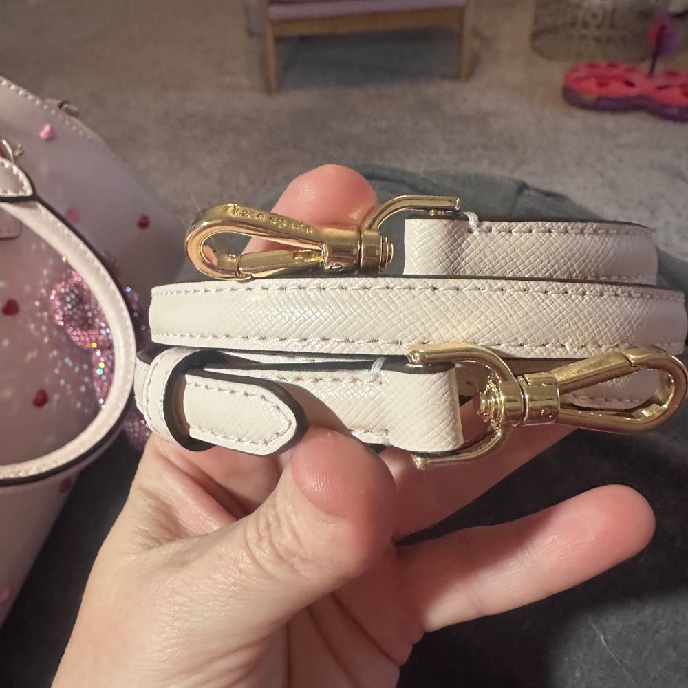 Kate Spade Satchel with Heart Embellishments - Picture 9 of 9
